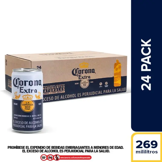 CORONA LATA 269ML X 24