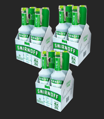 CAJA SMIRNOFF VERDE  X12